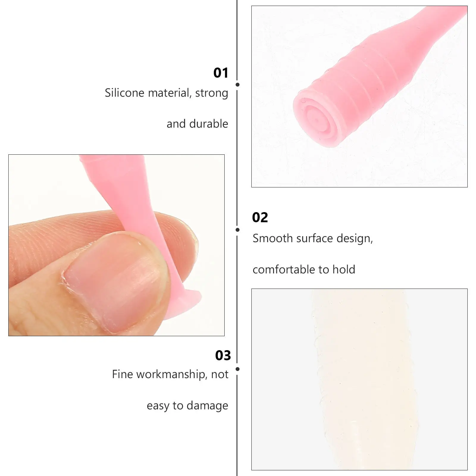 10Pcs Premium Silicone Contacts Lens Removers Suction Applicators for Soft Rigid Scleral Lenses Safe Edge Protection Travel