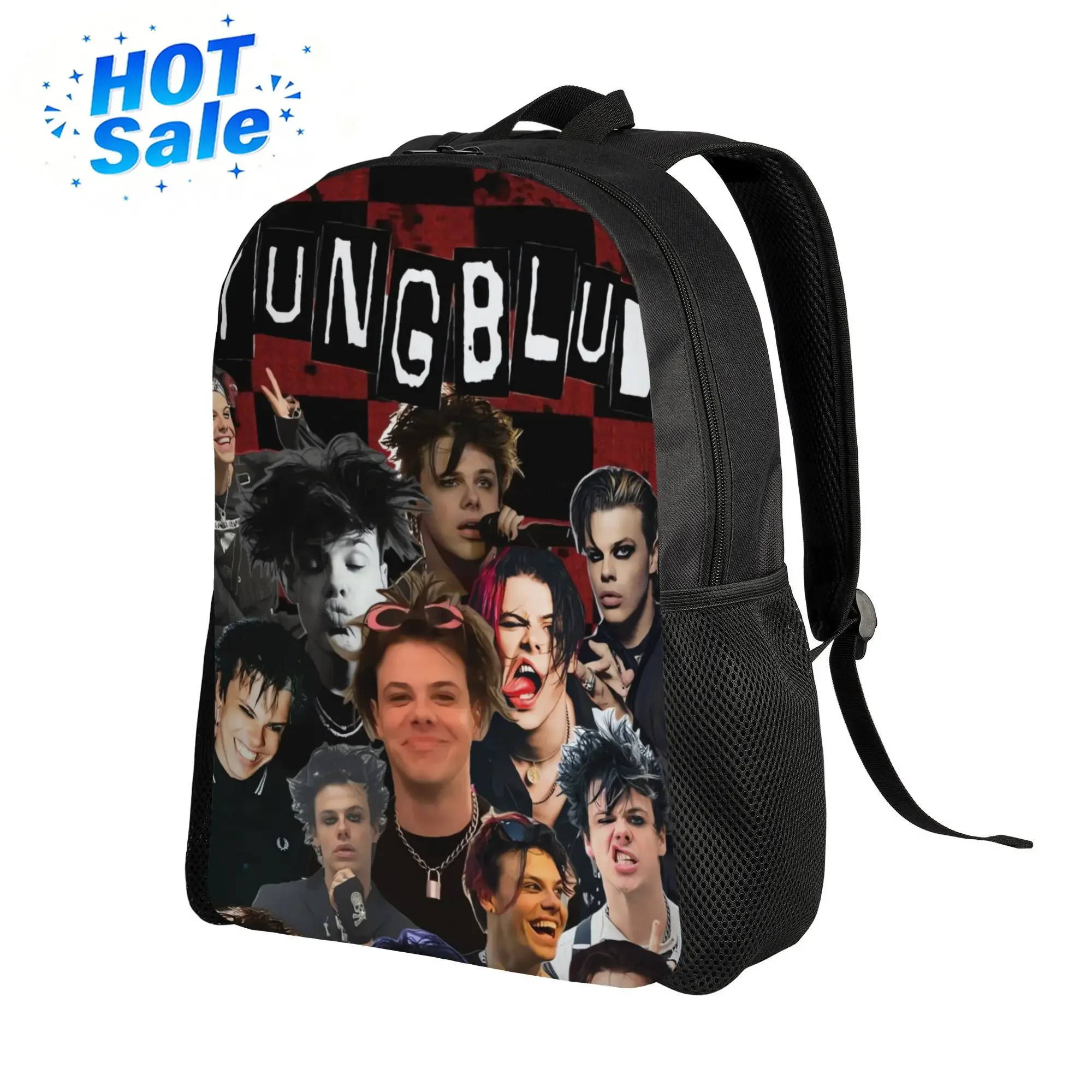 Custom Bag Yungblud Classic Single Layer Backpack - Stylish Compact Travel Backpack With Spacious Main Compartme