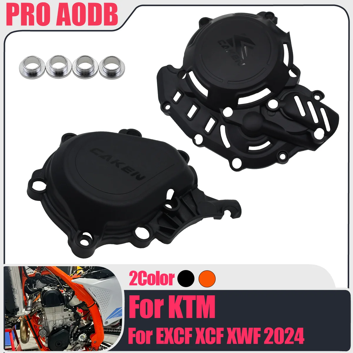 

2023 2024 Clutch Cover Ignition Protector Guard For KTM Motorcycle Accessories EXC-F SX-F XCF-W XW-F 450 500 Dirt Bike