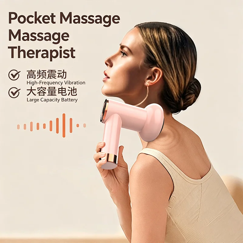 Body Massager, Home Massage Stick With 5 Massage Heads, Convenient Fat Pusher, Wireless Charging, Handheld Whole Body Kneading view 6