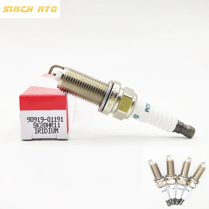 

4pcs 90919-01191 SK20HR11 20/30 PCS Iridium spark plugs For Toyota Lexus LS460 GX460 4Runner FJ Land Cruiser Redwood Tundra
