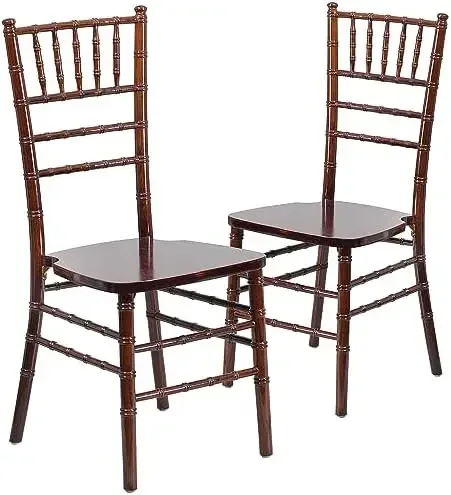 2 Pack HERCULES Series Fruitwood Chiavari Chair