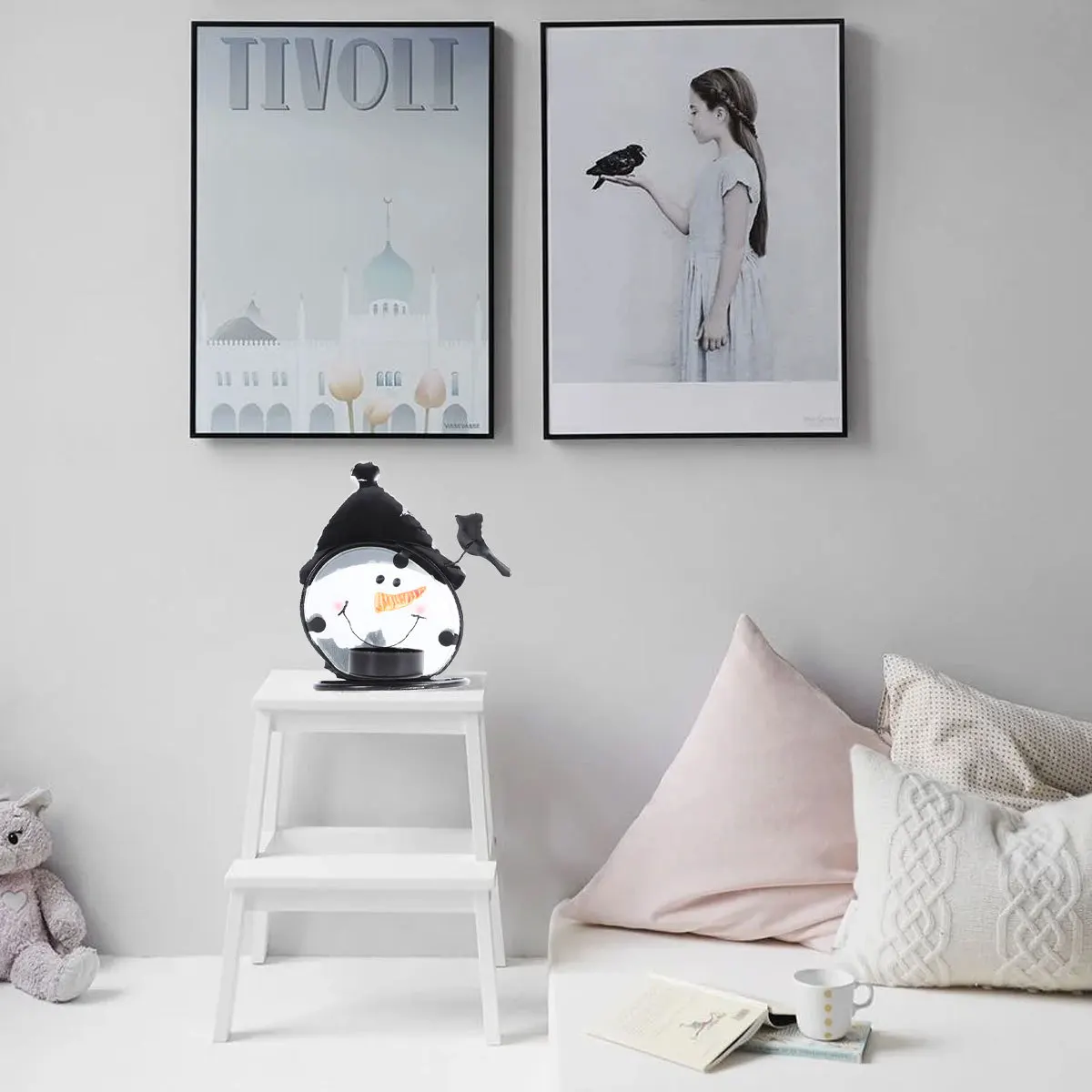 

1Pcs European Style Iron Holder Candlestick Christmas Home Decoration Candlestick Holder
