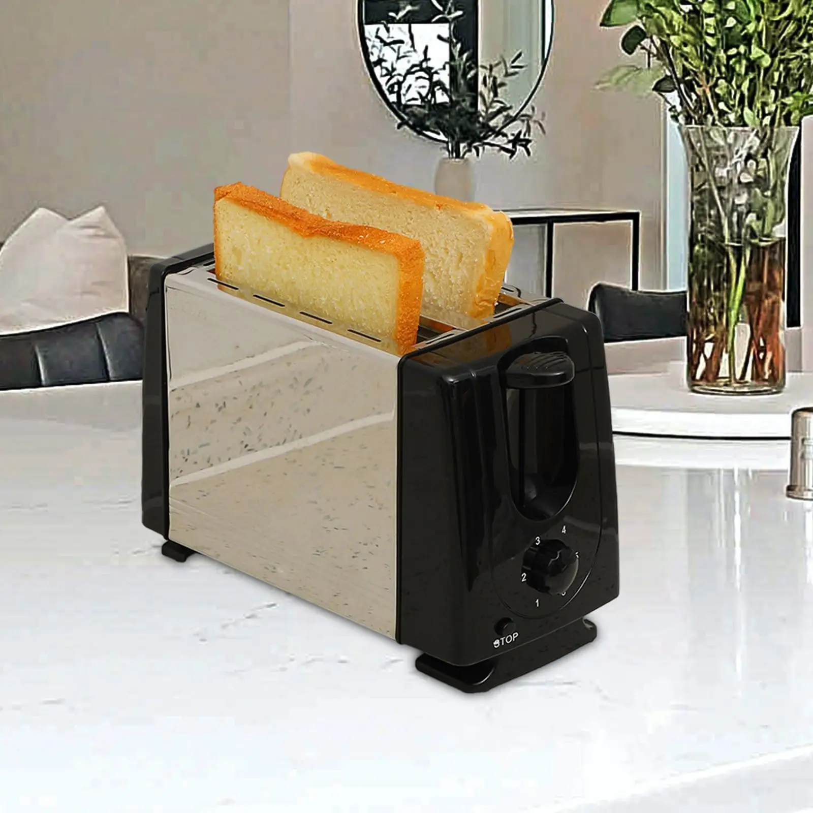 Тостер с вилкой европейского стандарта, 2-стребочная вафельная машина для бубликов, слоеных кондитерских закусок