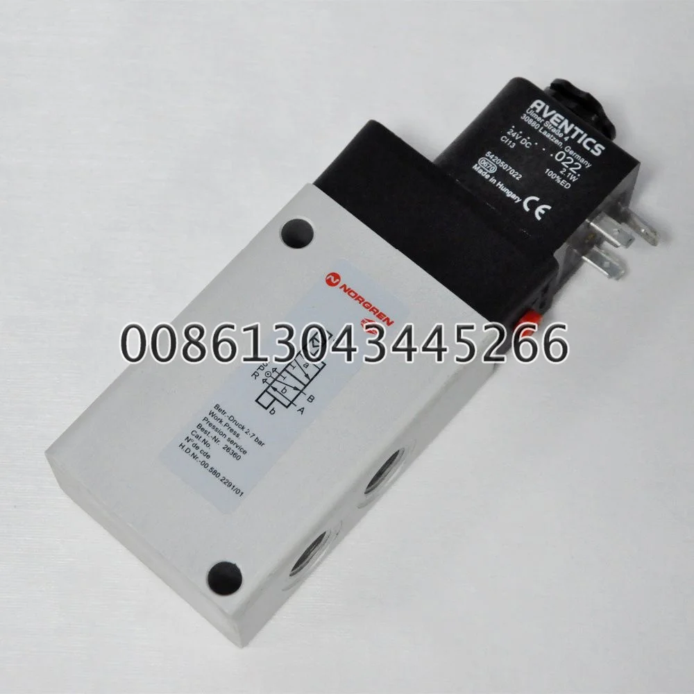 

Best Quality 00.580.229101 Heidelberg printing parts MO Solenoid Valve 00.580.2291 XL106 XL105 XL75 CD102 SM102 CD74 SM74 SM52