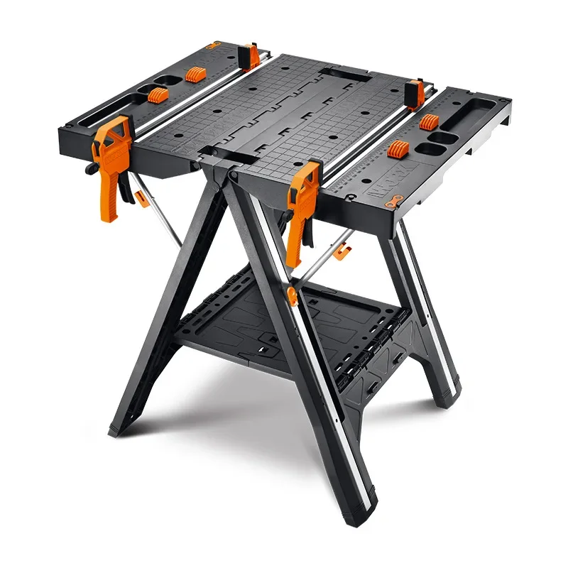 WX051 Multifunctional Portable Woodworking Saw Table Fast Fixing Saw Frame Folding Table Handheld Cutting Machine Worktable