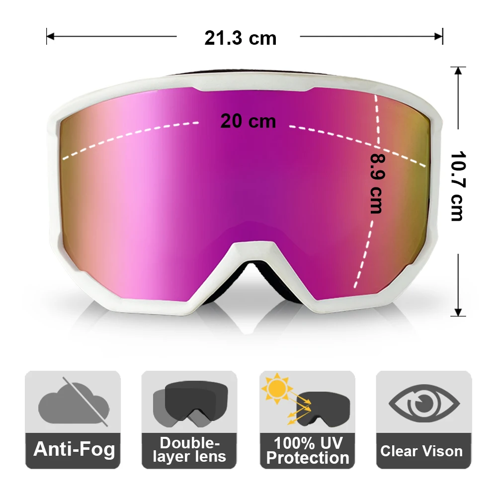 نظارات التزلج يندبروف الدراجات النارية نظارات الشتاء مكافحة الضباب على الجليد نظارات التزلج قناع التزلج التكتيكية حملق النظارات الشمسية #1