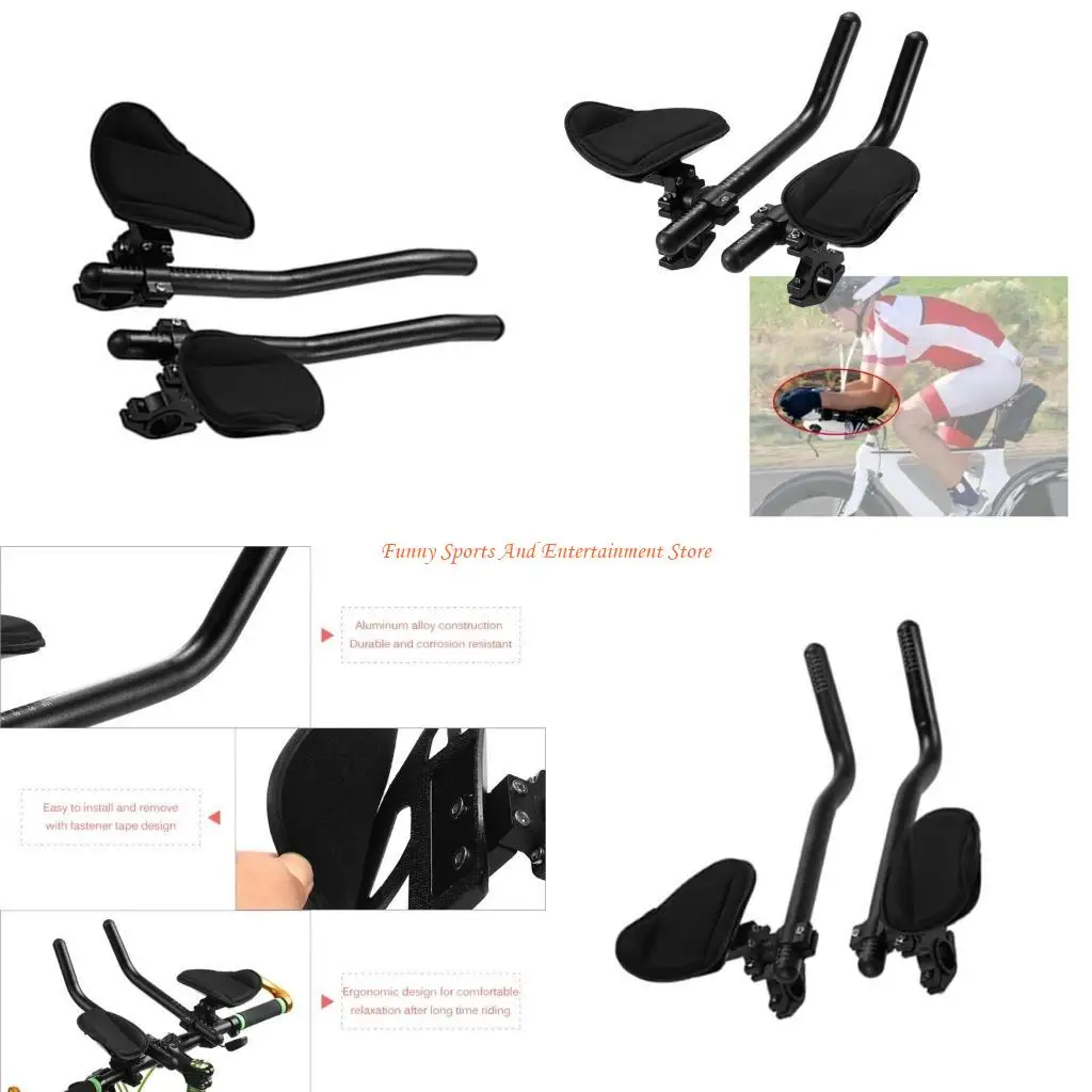 

C4DE Bicycles Armrest Handlebars Aluminum Armrest Rod for Mountain Bike Handlebars