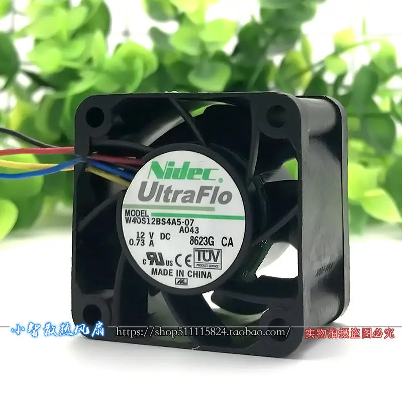 

ORIGINAL W40S12BS4A5-07 12V 0.73A 4028 40*40*28mm NEW COOLING FAN RADIATOR