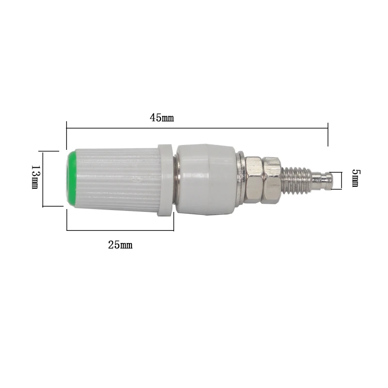 【5-2PCS】Banana Socket High Current Terminal Binding Post M5 Type 4mm Female Banana Jack Socket Banana Jack Socket Test Termina