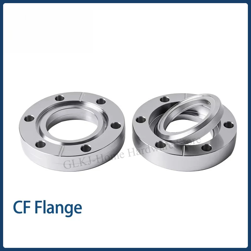 CF16 CF25 CF35 CF50 CF63 CF80 CF100 vacuum internal welding flange SS304 Stainless Steel Fixed flange Loose flange