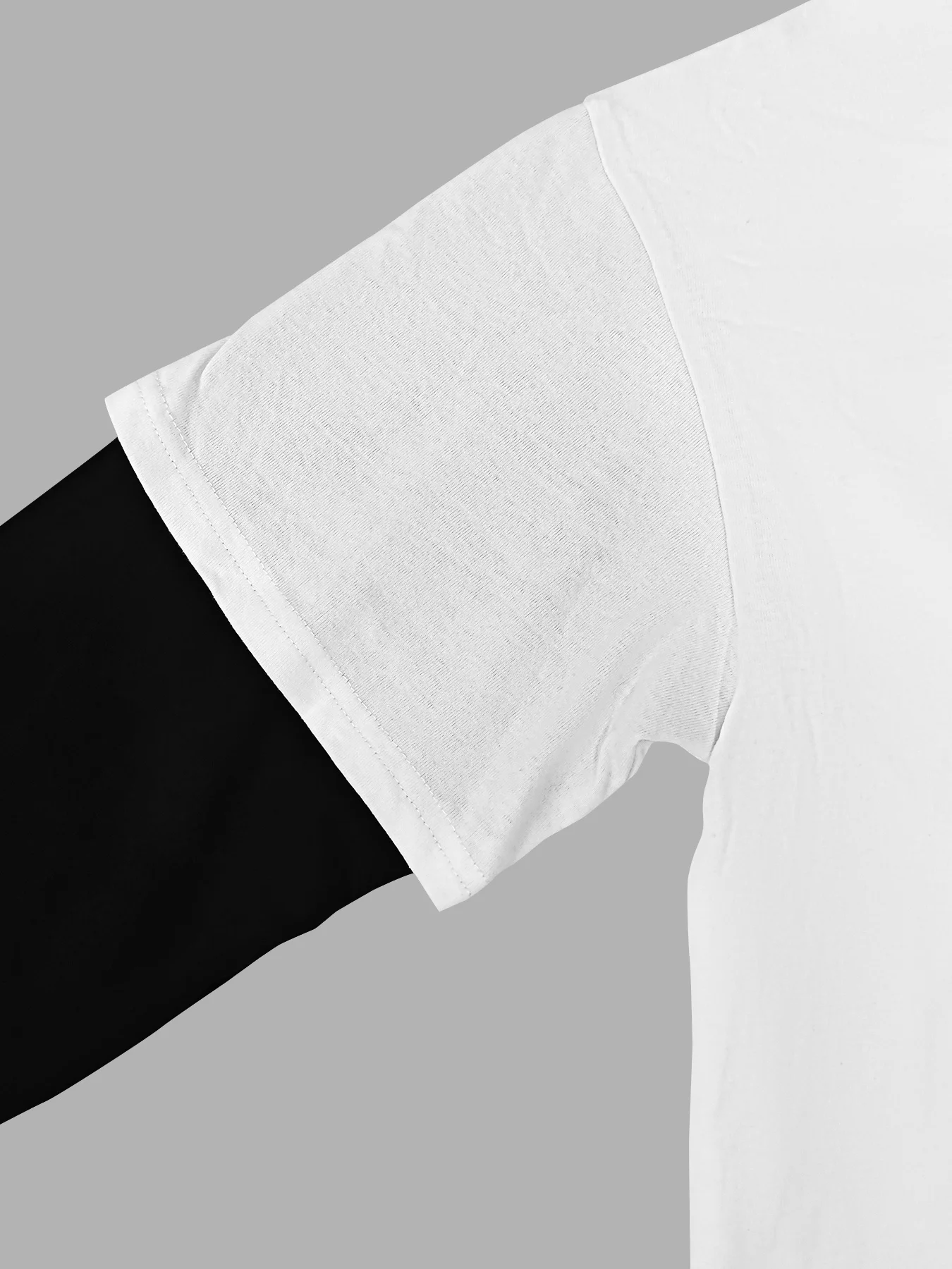 Camisetas de manga larga de estilo callejero para mujer, diseño falso de dos piezas, Top Y2k, camisetas de manga larga de gran tamaño