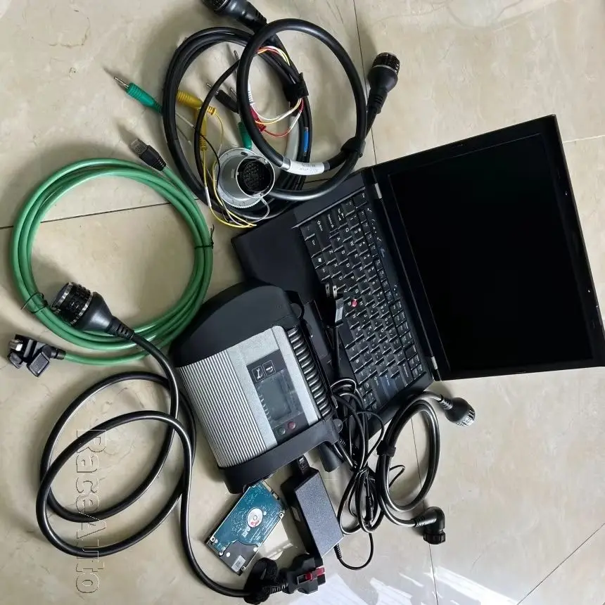 

Newest Software 320gb HDD with Professional MB Star C4 SD Compact Connect 4 + 90% New Laptop T410 i5 cpu 4gb ram Ready to Use