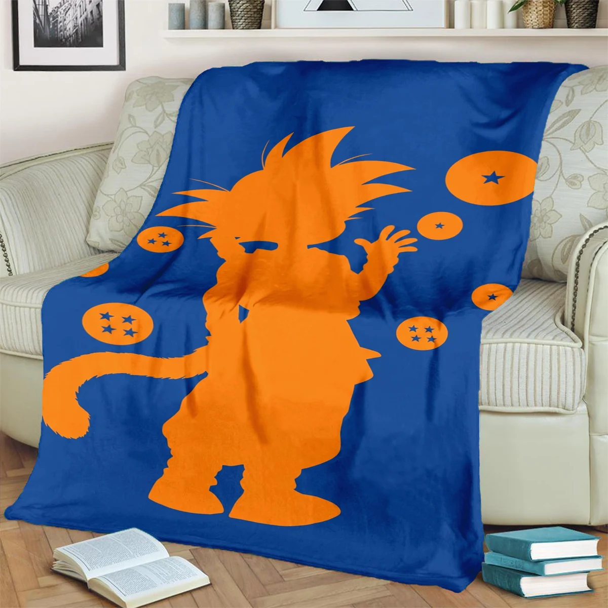 Dragon Ball! Soft Flannel Blanket Warm Comfortable for Bedrooms, Sofas, Beds, Chairs, Picnics, Travel