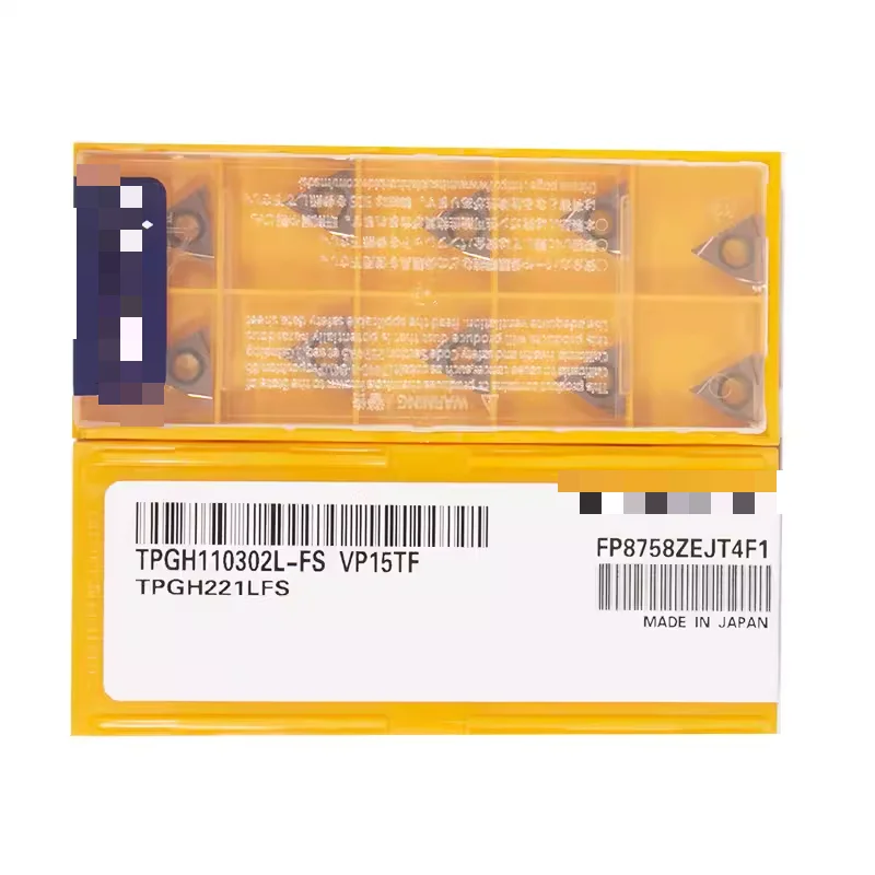 

TPGH110304L-FS VP15TF Carbide inserts for lathe TPGH110302L-FS VP15TF 10PCS