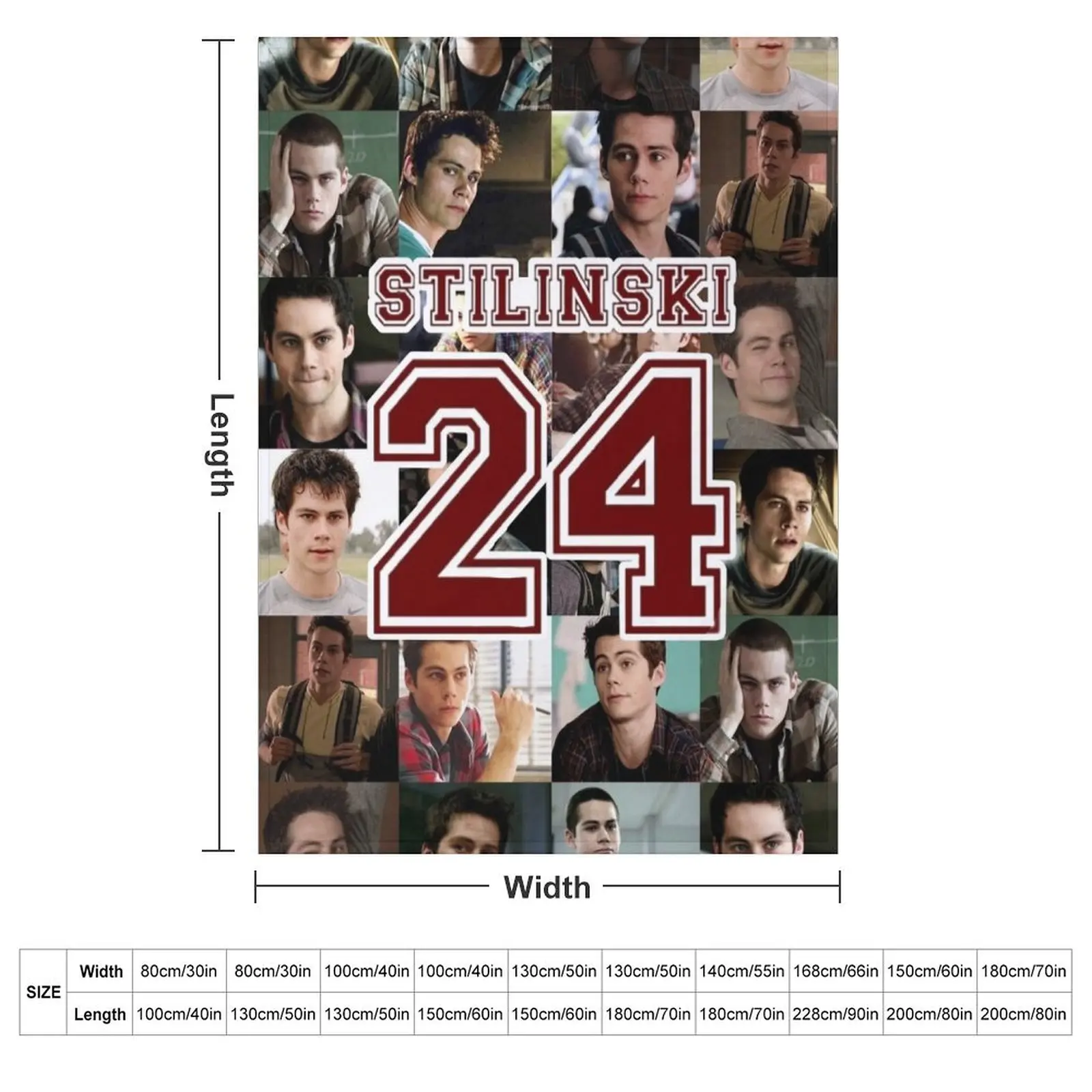 Stilinski 24 Throw Blanket For Baby Stuffeds Shaggy Blankets