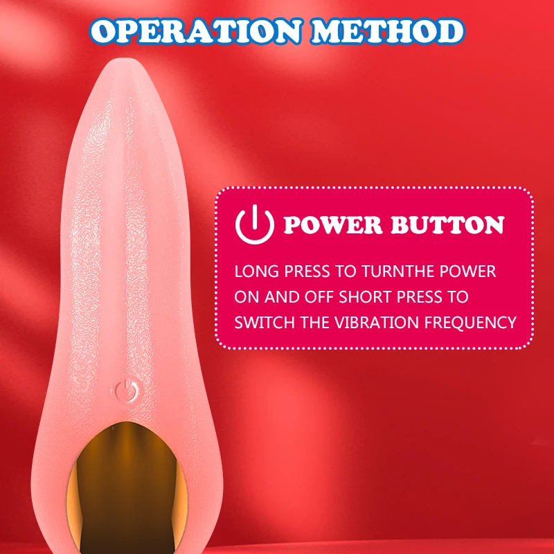 HESEKS Clitoral Tongue Licking Vibrator Soft Silicone Portable G Spot Clitoris Stimulator Sex Toys For Women Couples 18+