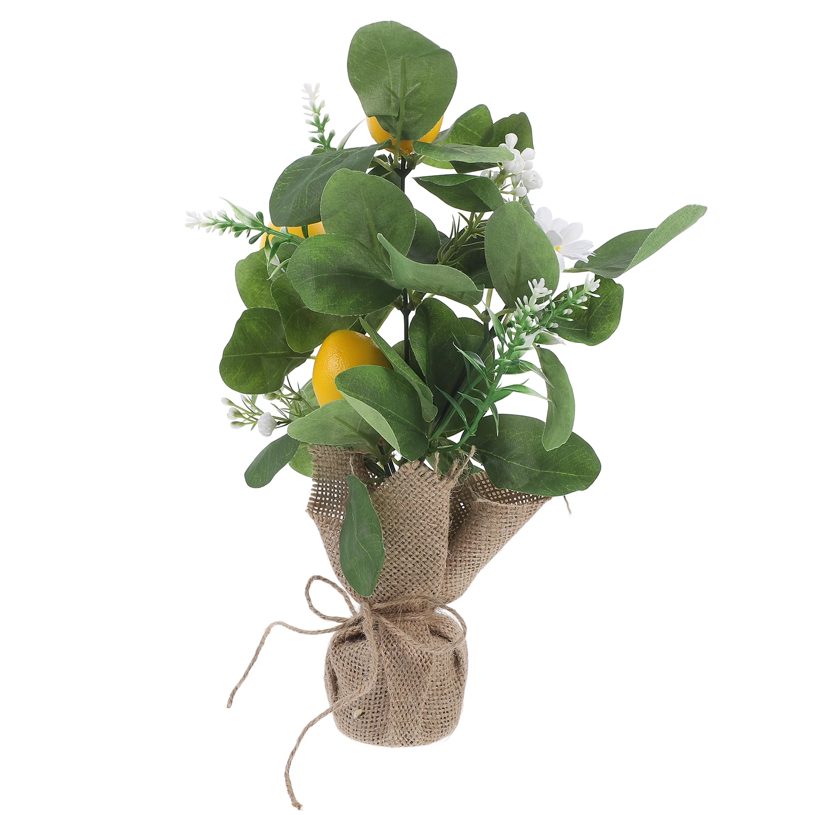 

Artificial Lemon Tree Stem Faux Fruits Branch Mini White B10142 Home Party Vase Garden DecorLemon Branches For Diy Artificial