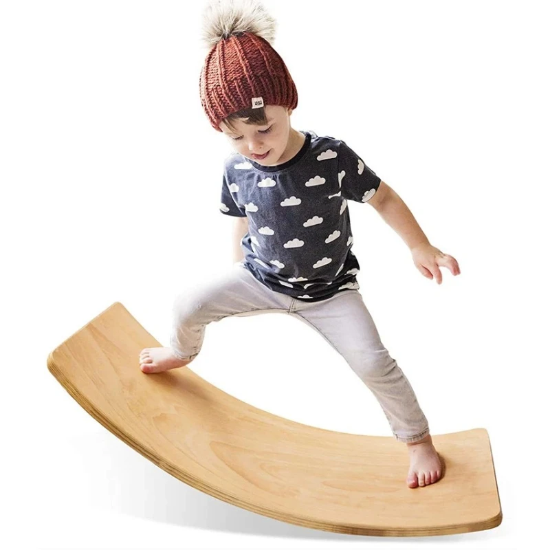

Non-toxic and debris-free balance training toys home school outdoor activities wooden joystick board toddler