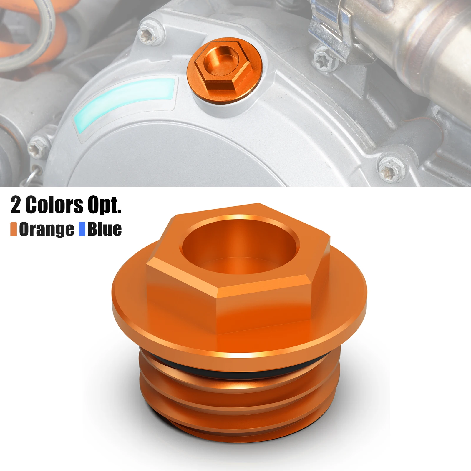 NICECNC For KTM EXC 300 EXC 450 EXC 525 SX 125 SXF 250 SXF 450 XC XCF XCW XCF-W 2004-2020 690 SMC R Oil Filler Plug Screw