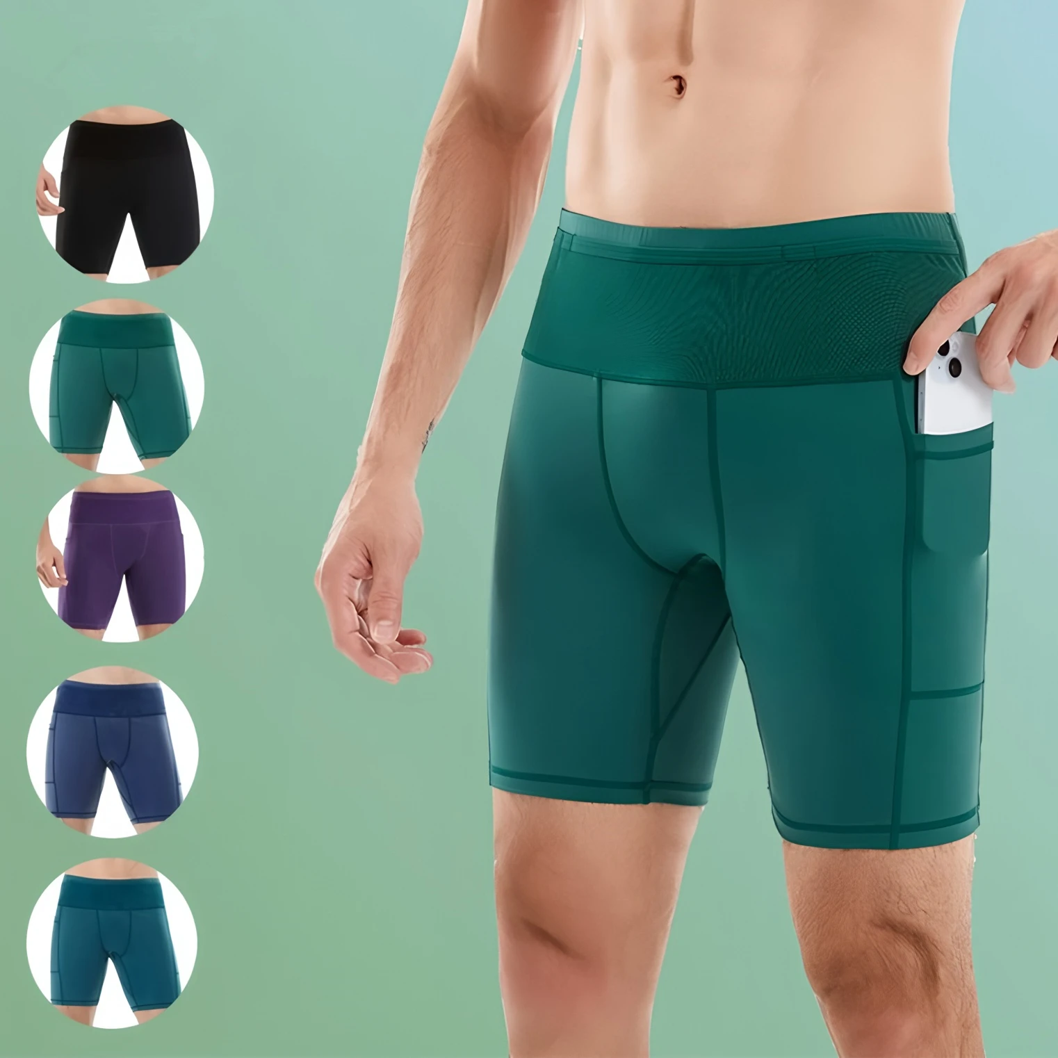 Thumbnail 3 - #12 Trending Mens Compression Sports Leggings Right Now