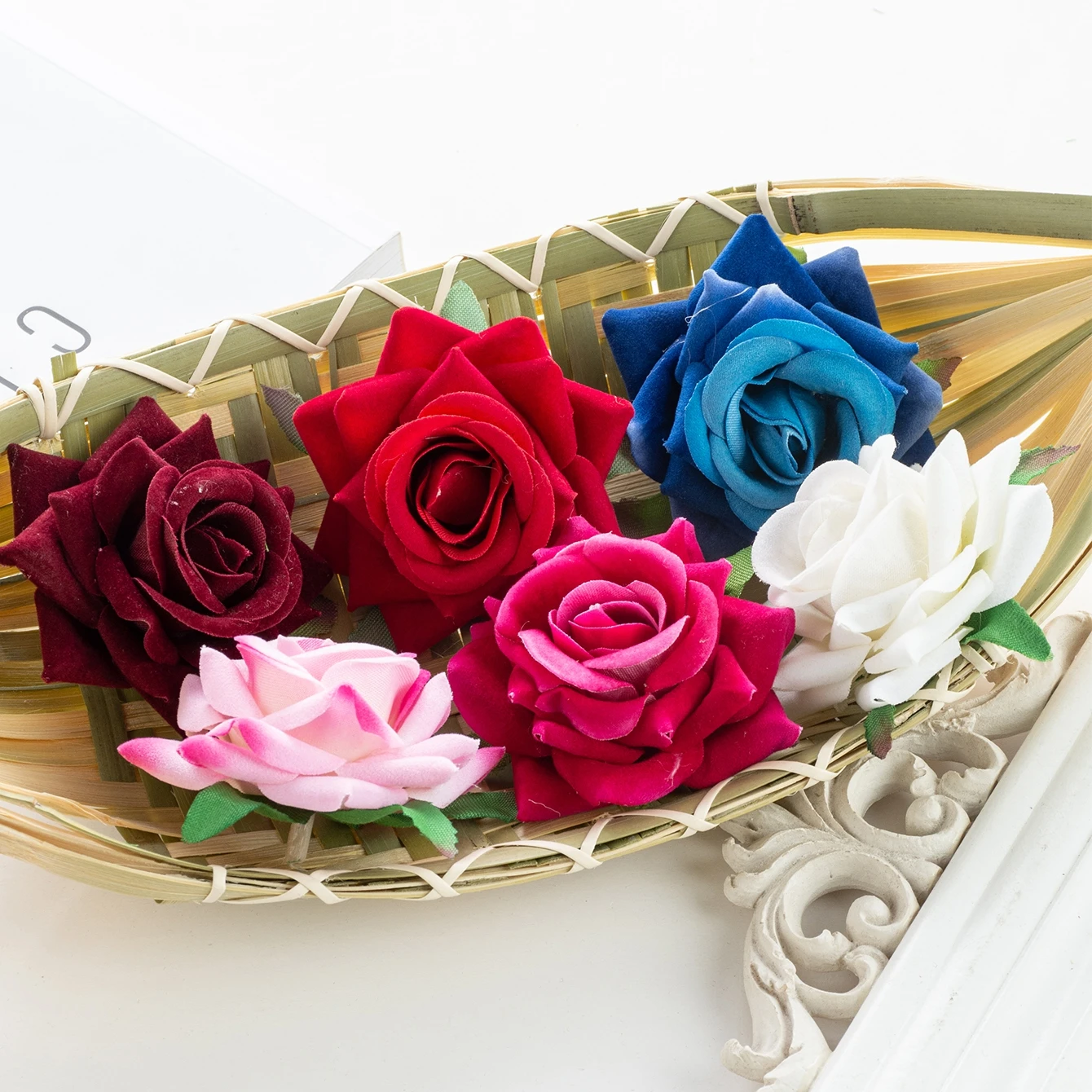 Künstliche Blume Rose Hochzeit Valentinstag Home Zimmer Bogen Garten Hof Diy Geschenke Girlande Candy Box Kranz Brial Scrapbooking Decora