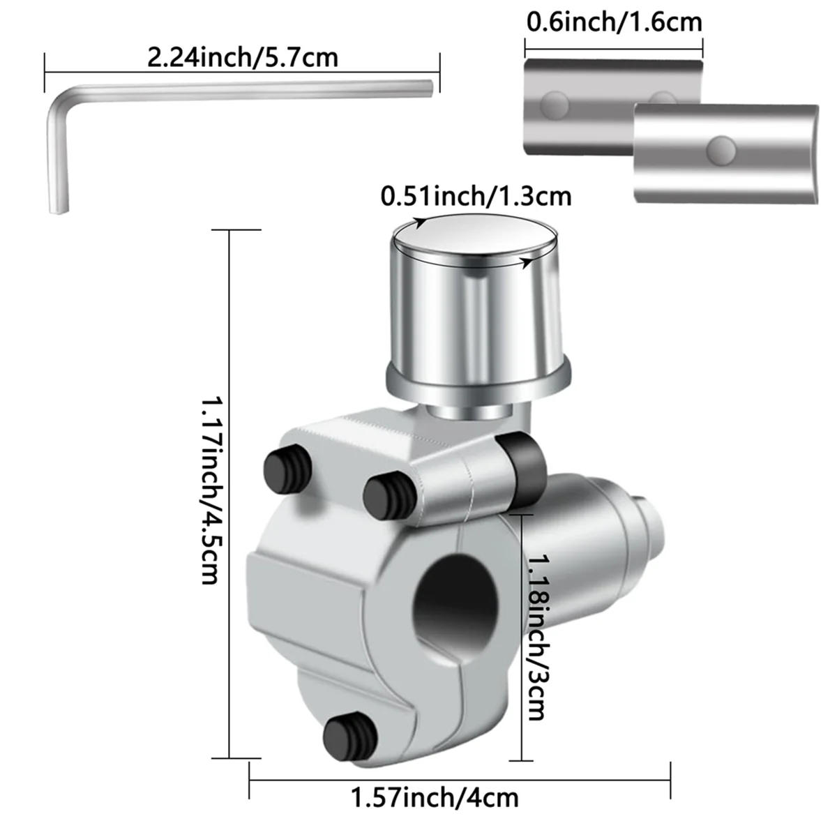 Paquete de 10 kits de válvulas de grifo de línea de válvula perforadora de BPV-31 ajustables para aires acondicionados HVAC tubos de 1/4 pulgadas, 5/16 pulgadas, 3/8 pulgadas