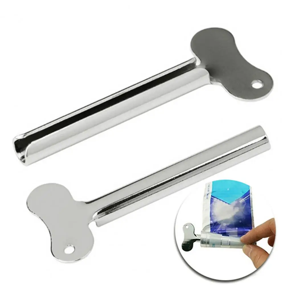 1 pz in acciaio inox dentifricio spremiagrumi accessori per il bagno detergente per il viso dentifricio tubo Rolling Press spremiagrumi Dispenser