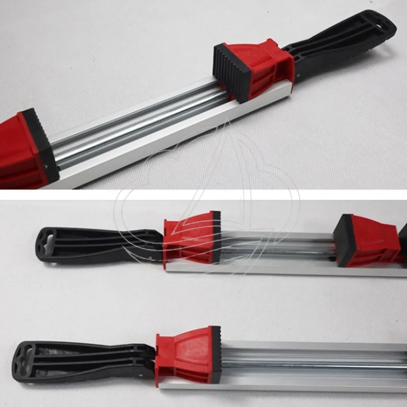 

Aluminum Alloy Circular Saw Guide Rail System, Precision Cutting Guide Clamp, Woodworking Panel Edge Trimming Tool