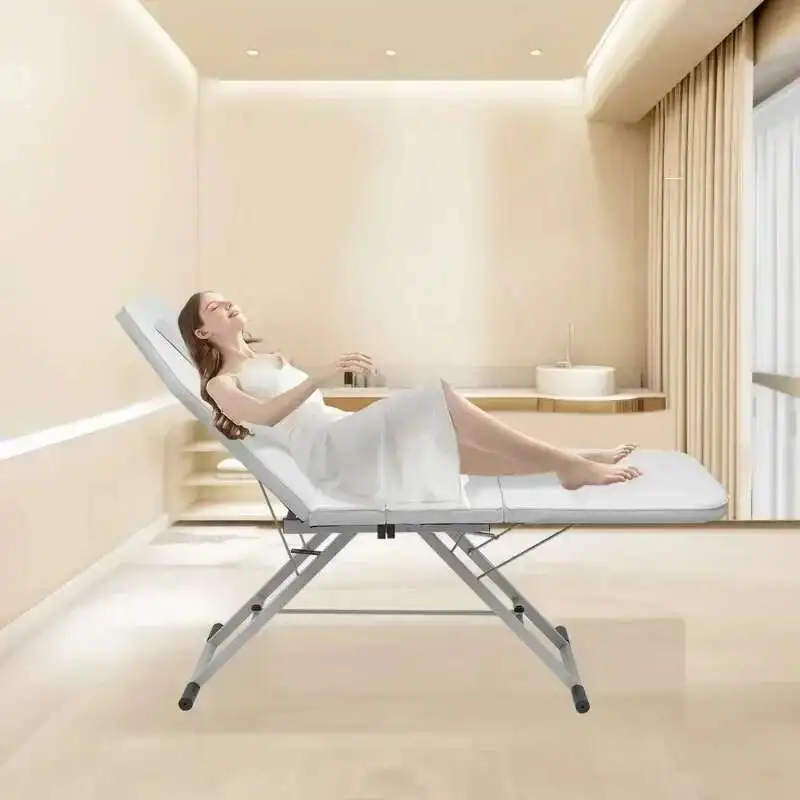 

Height Adjustable Massage Bed,Lightweight Folding Massage Bed,Portable Home Beauty Bed,Examination Bed Portable Massage Table