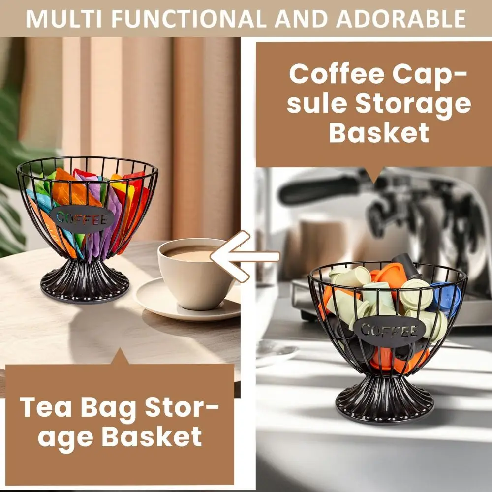 Large Capacity Coffee Pod Holder Coffee Pod Storage Cup Coffee Capsule Holder Home Decoration Irregular Shape