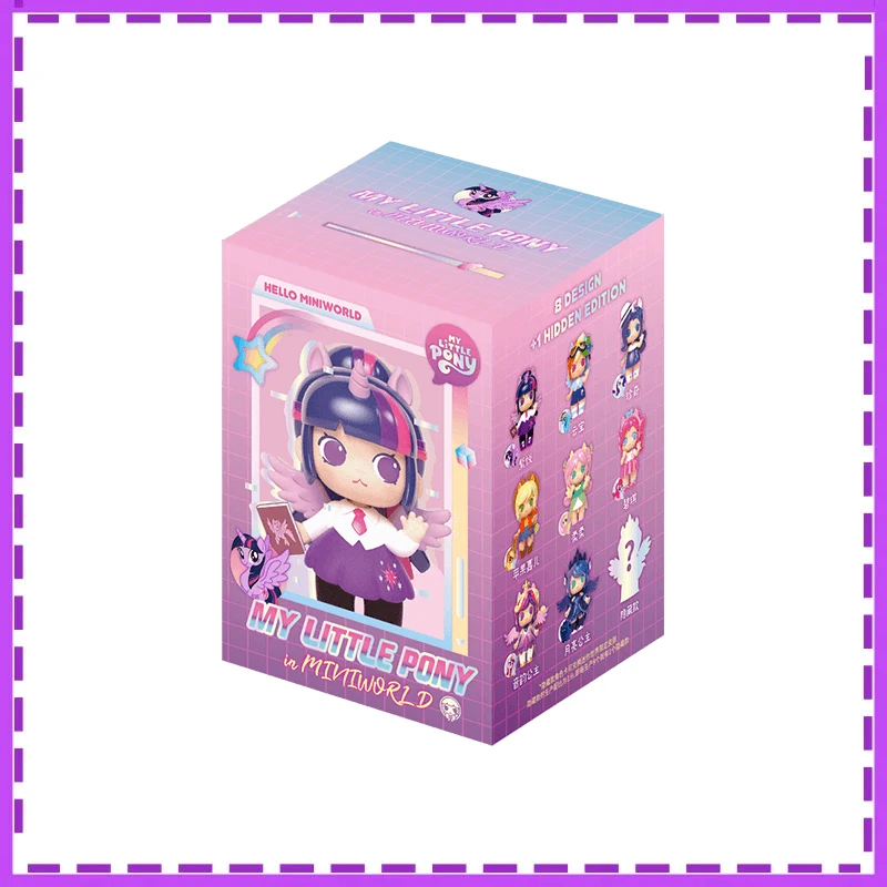 

Anime My Little Pony Twilight Sparkle Rainbow Dash Fluttershy Applejack Pinkie Pie Blind Box Cute Gifts Action Figure Model Toys