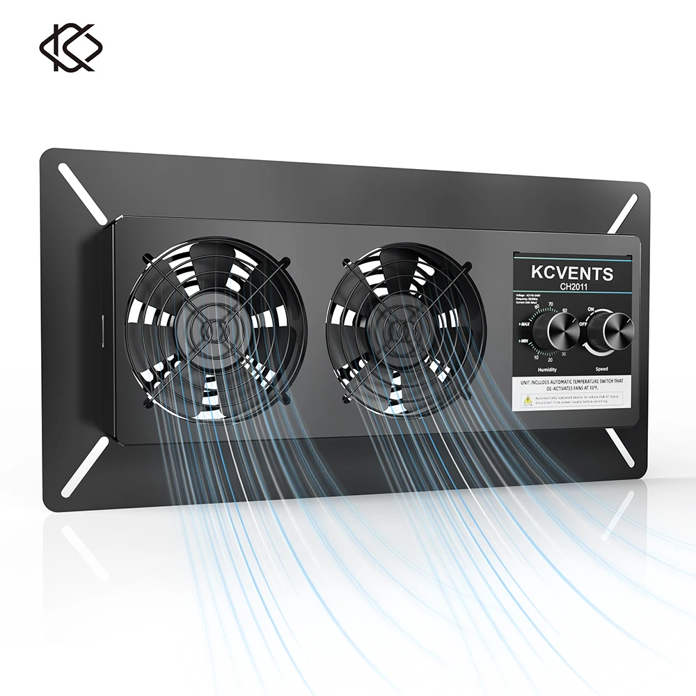 

Crawlspace Ventilation Fan with Temperature Humidity Sensor, Auto Climate Control Freeze Protection for Basement, Attic,Garage