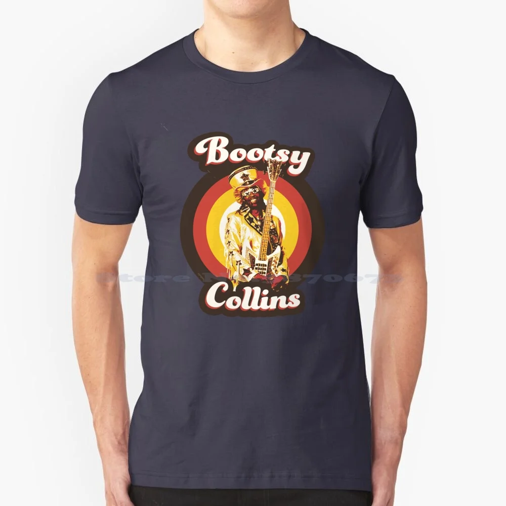 

Bootsy Collins 70S Funky Soul T Shirt 100% Cotton Tee Bootsy Collins Music Soul Singer 70S Funky Retro Vintage