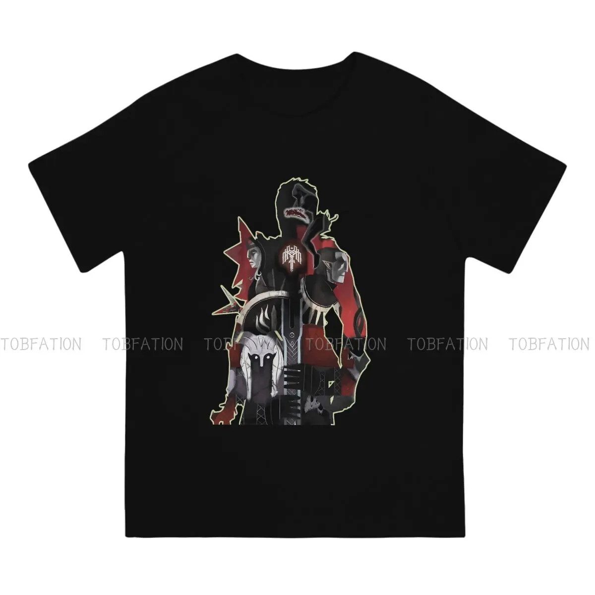 Hawke Silhouette Dragon Age TShirt For Men Mass Effect ME1 Game Clothing Novelty T Shirt Soft Print Fluffy Creative Gift