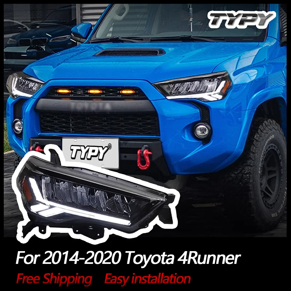 

LED Reflective bowl Headlights Assembly For 2014-2020 Toyota 4Runner TRD, Limited, Off-Road, SR5, Sport, DRL Dynamic Lamps