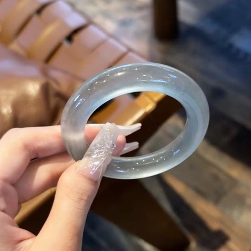 

Браслет из ледяного кварцита Jade Blue Water Jade, модный классический браслет