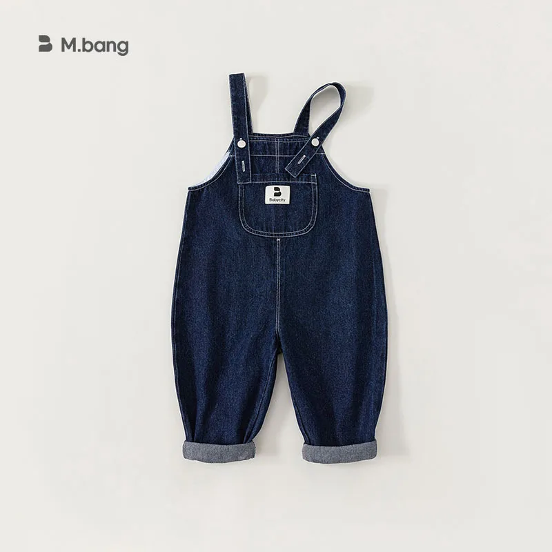 Kid Overall Girl Pants Boy Spring Wear Korean Style Overpants Jeans Spring and Autumn Children Children Fashion Clothing