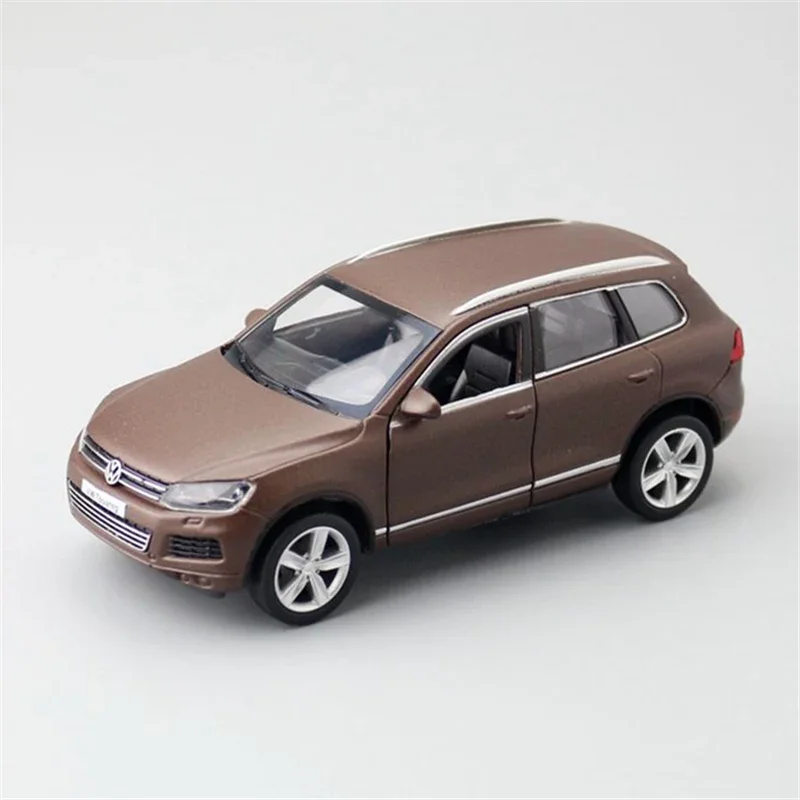 1:36 Volkswagen Touareg SUV Alloy Car Model Diecast Metal Car Vehicles Model Miniature Scale Simulation Collection Toy Gift