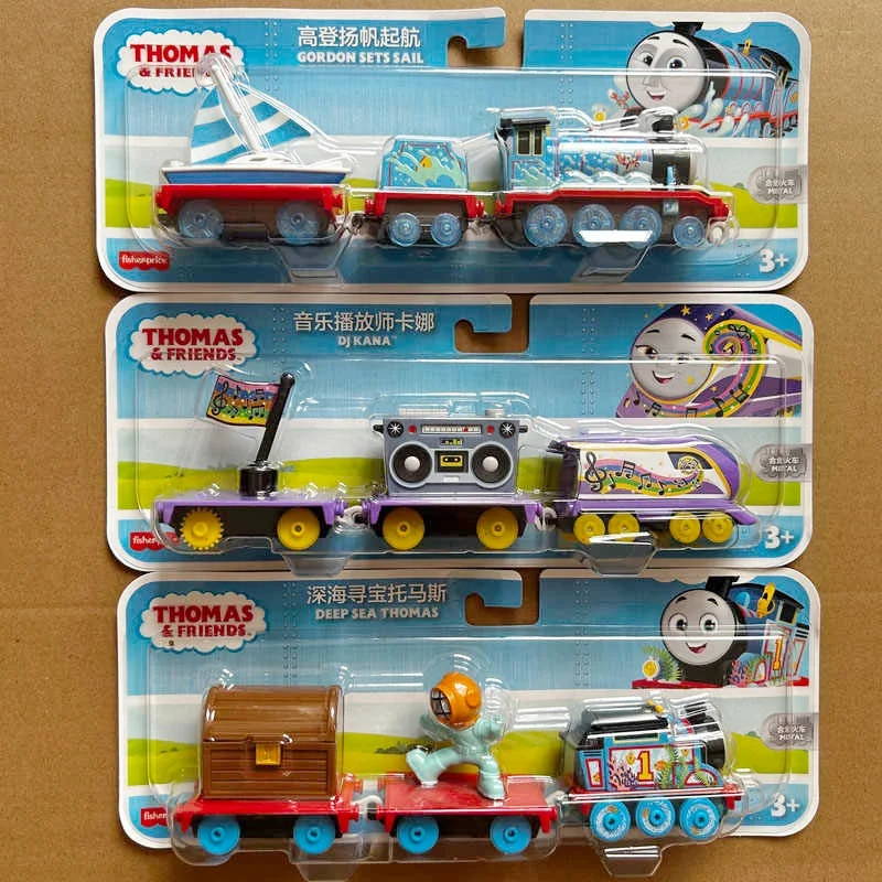 

Thomas & Friends TrackMaster Alloy Train Engines HHN17 Gordon Kana Thomas Deep Sea Sail Music Collectible Models