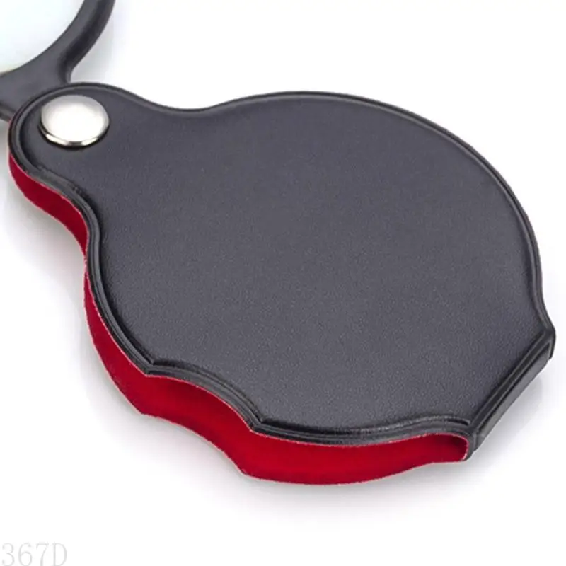 367D Mini Magnifing Glass Magnify Glass Splating Coaper Marifier Loupe 8x