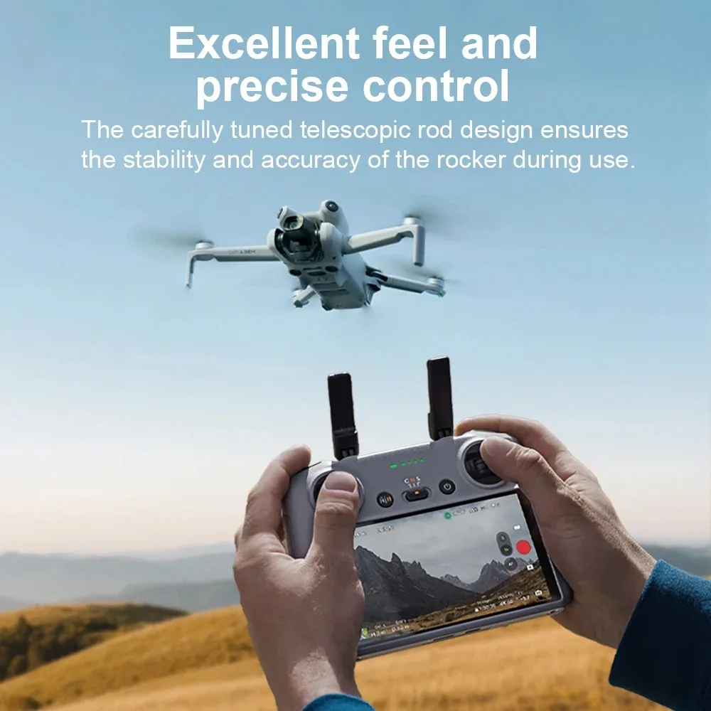 Składany joystick do DJI FPV/Flip/Mavic 3 Pro/Neo/Mini 3/4Pro/2/Air 2S/3 RC-N3/RC 2/RC Pilot zdalnego sterowania Thumb Rocker Akcesorium — zdjęcie produktu 5