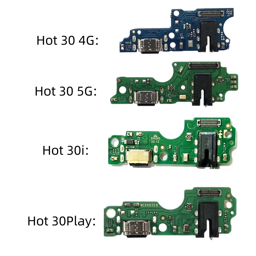 USB Charge Port Dock Connector Charging Board For infinix hot30 Hot 30Play NFC Hot30i X6831 X6832 X6835B Repair Replacement Part