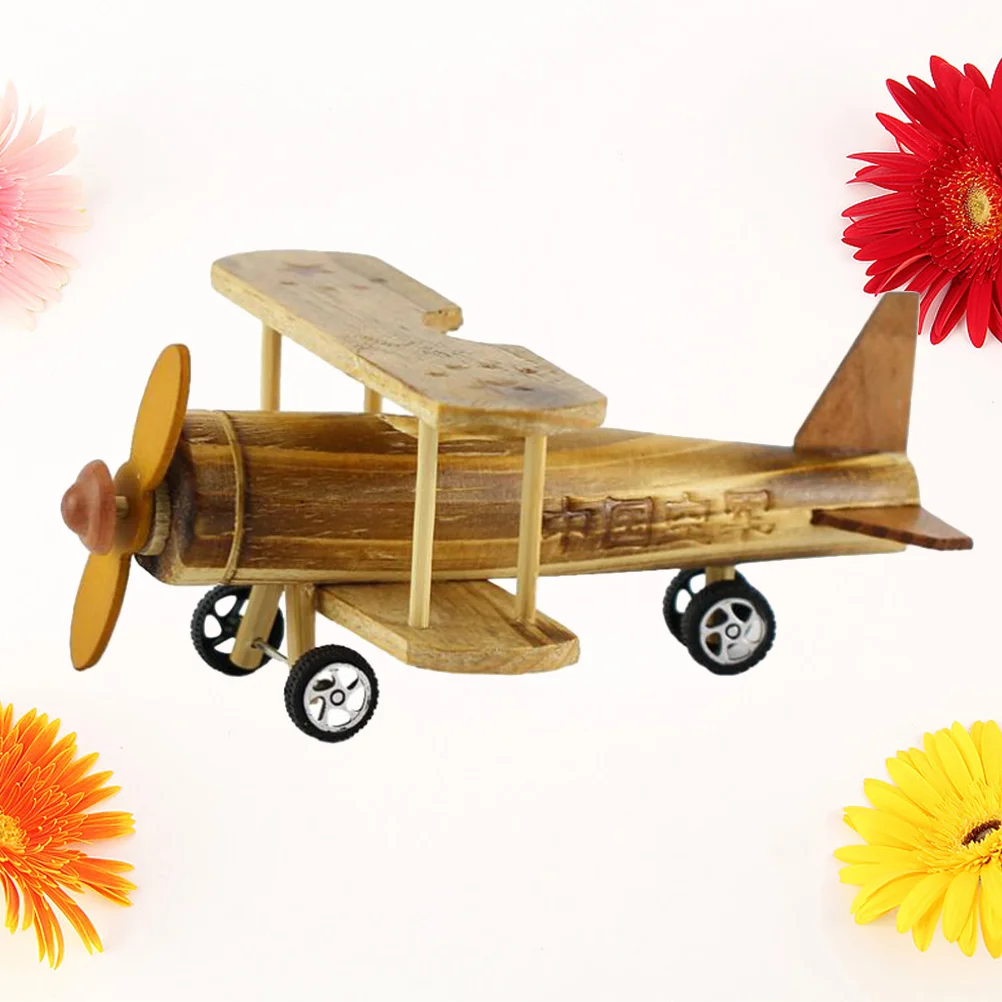 Airplane Model Wood Toy Toys Kidcraft Playset Planes Kids Wooden Handcraft Models