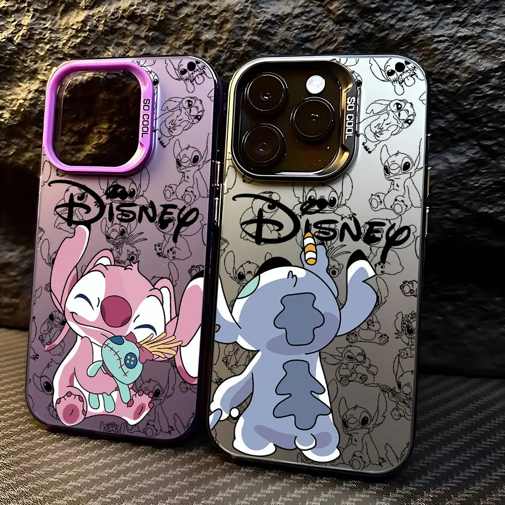 Cute Cartoon Cool Stitch Phone Case For Tecno Spark Go 30C 20 10 7 Pova 6 Camon 20 15 itel P36 A48 Pro 4G 5G Matte Back Cover