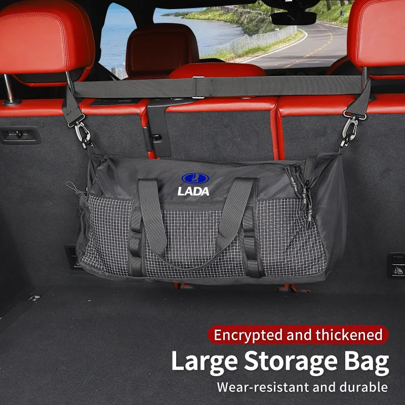 Car storage Oxford fabric luggage bag For Lada Priora Sedan Sport Kalina Granta Vesta Niva Largus Vaz Samara 2111 view 5