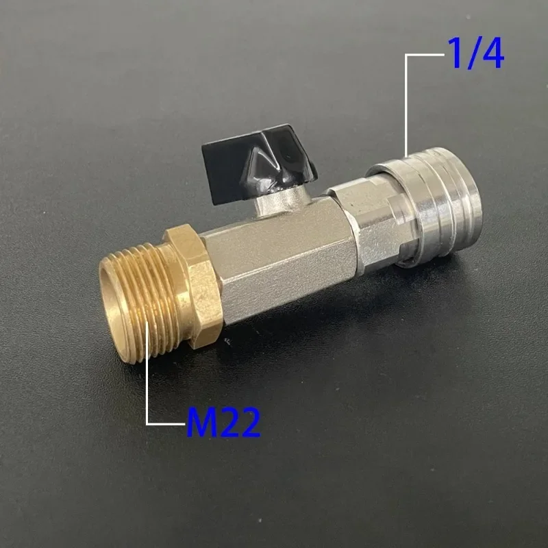 High Pressure Washer Ball Valve Kit 1/4