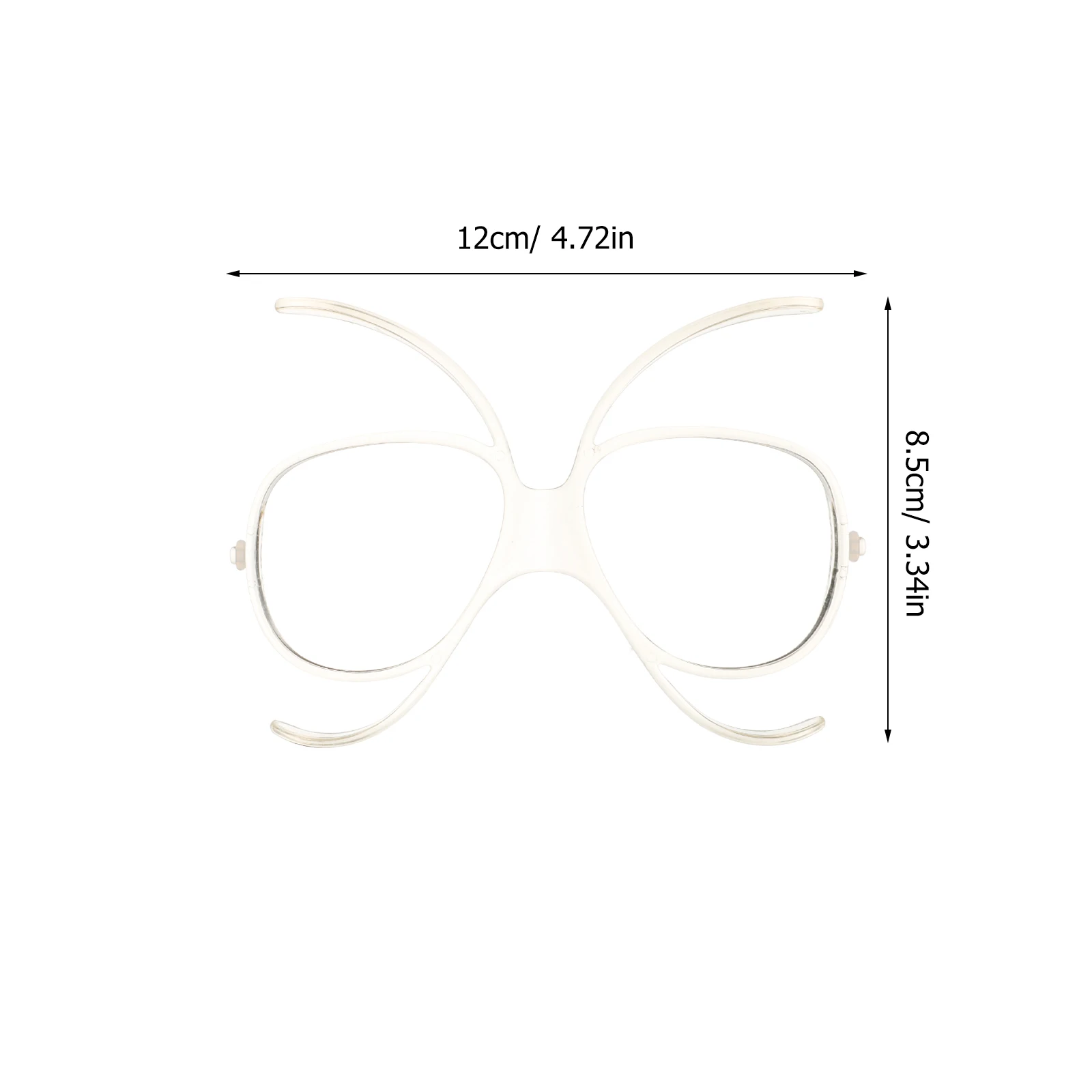 กรอบด้านในแบบปรับได้สำหรับแว่นตาสกี แว่นตาสโนว์บอร์ดกันลม ใส่เลนส์สายตาได้ ดีไซน์ทันสมัย