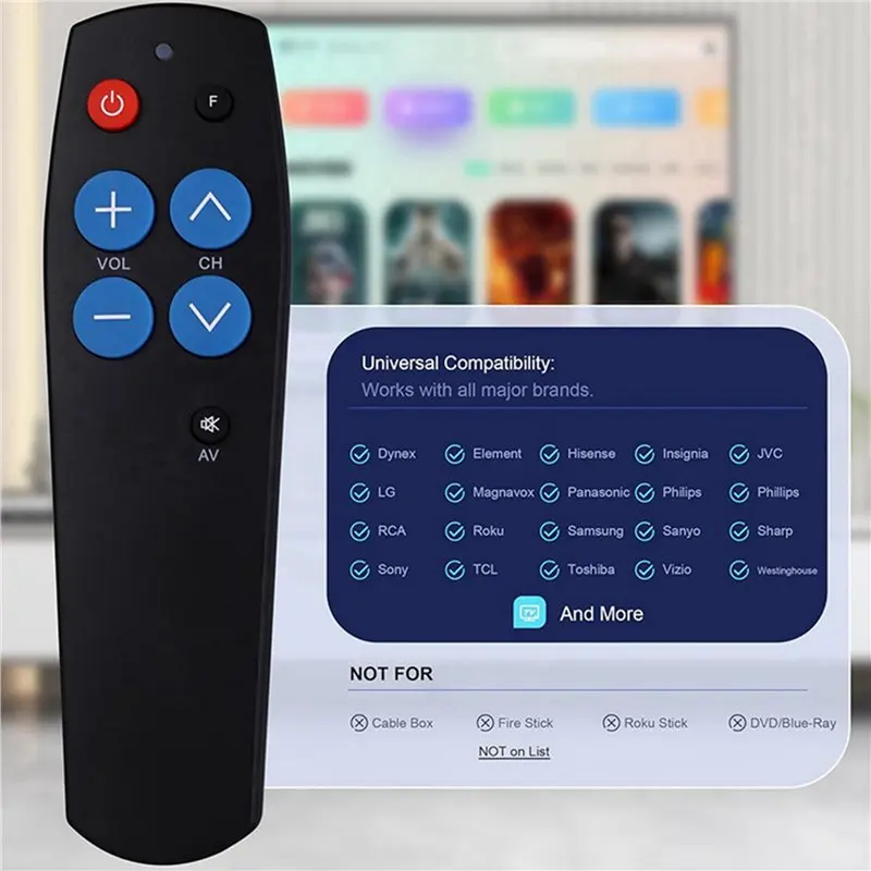 【SURPISE】20X Universal Learn Remote Control,7 Big Keys Smart Controller Copy Code From TV STB DVD BOX Lighting Controller