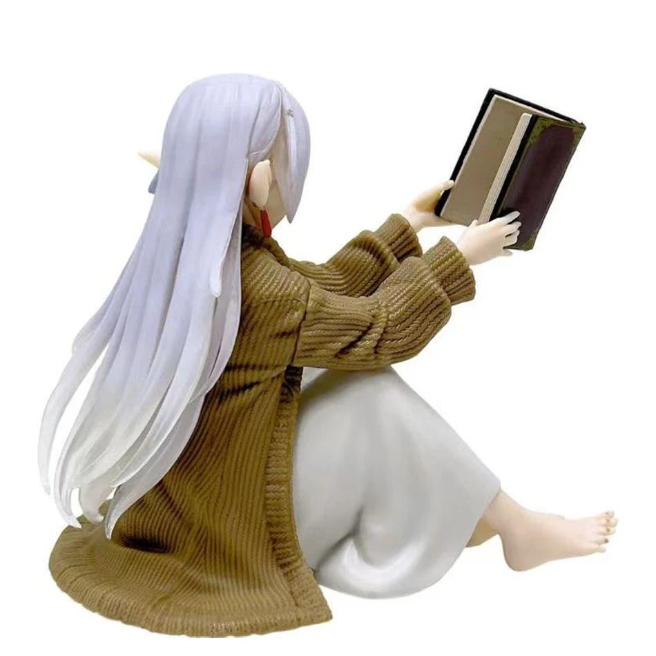 12cm frieren além do fim da jornada frieren anime figura sousou no frieren figura de ação samambaia estatueta desktop bonito modelo boneca brinquedo